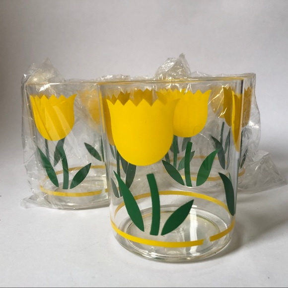 Vintage Other - VINTAGE Canadian Tire Tulip Glasses